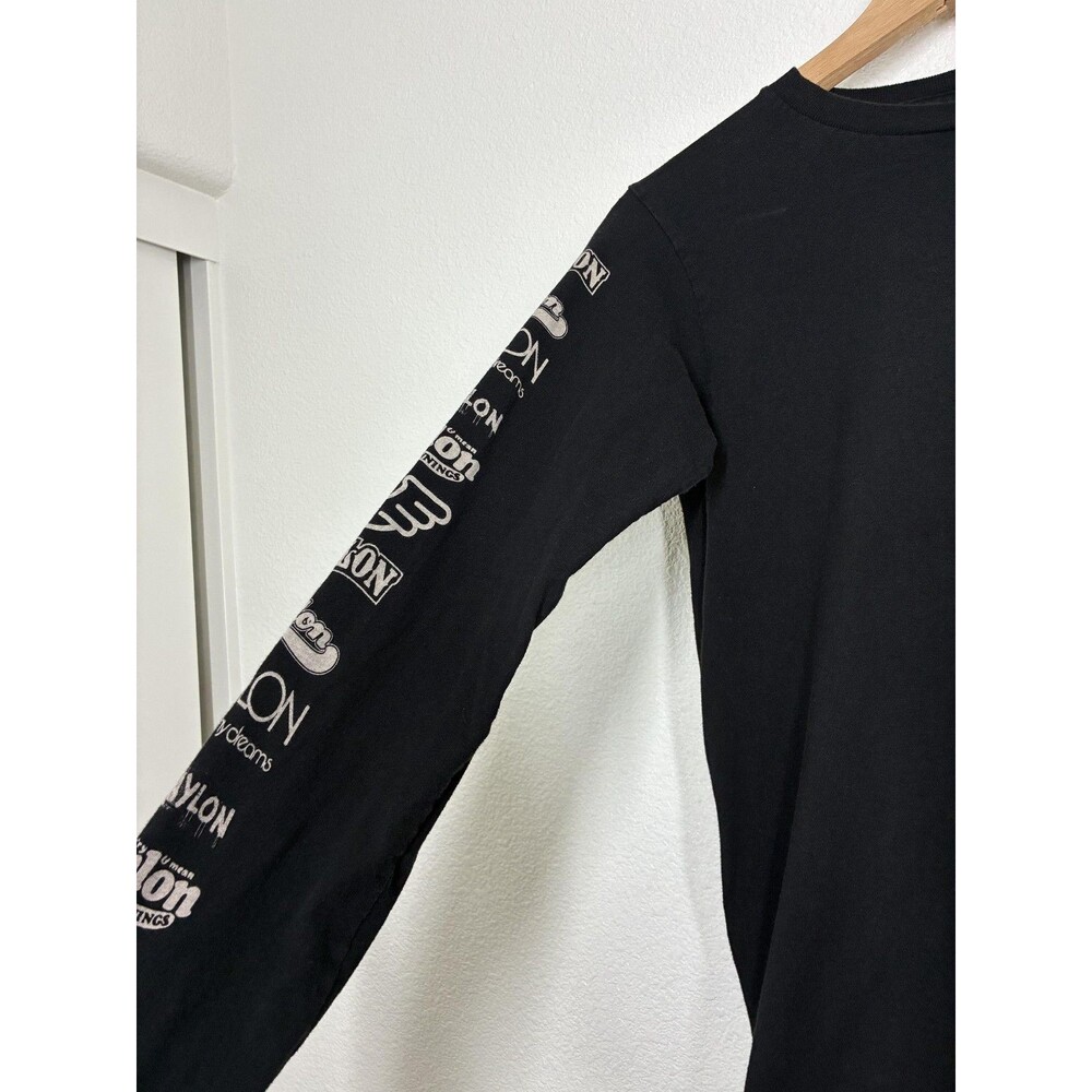Waylon Jennings Shirt Mens XS Black Long Sleeve Graphic Tee Tultex Country Music - Picture 4 of 13